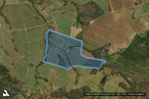 Imagem de satélite de FAZENDA ENGENHO GRANDE ou SANTO AGOSTINHO - 001 em Itapaci - GO