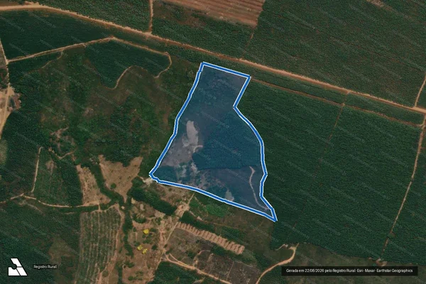 Imagem de satélite de GROTAS DO AÇUDE - Parte 1 em Itamarandiba - MG