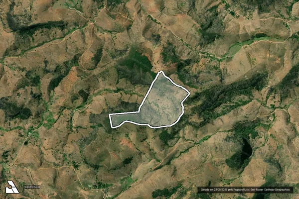 Imagem de satélite de Fazenda Alegria - Parcela 1 em São Félix de Minas - MG