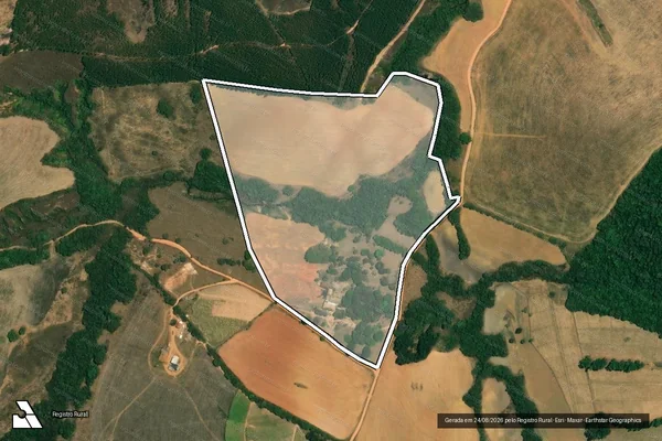 Imagem de satélite de FAZENDA DAS BICAS - GLEBA-01 em Andrelândia - MG