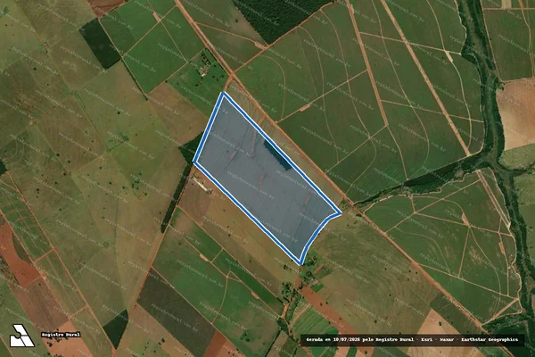 Imagem de satélite de ESTANCIA SANTA ANA LOTE 01-A E 01-B - Parcela 1 em Guairaçá - PR