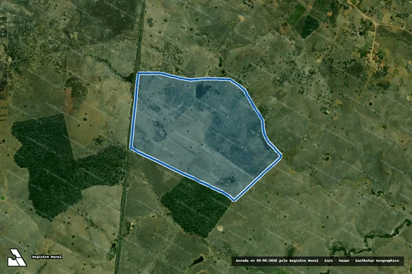 Imagem de satélite de FAZENDA MARATÁ - Parte 2 em Riachão do Dantas - SE