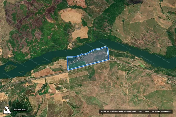 Imagem de satélite de FAZENDA SÃO SEBASTIÃO - Gleba 01 em Baixo Guandu - ES