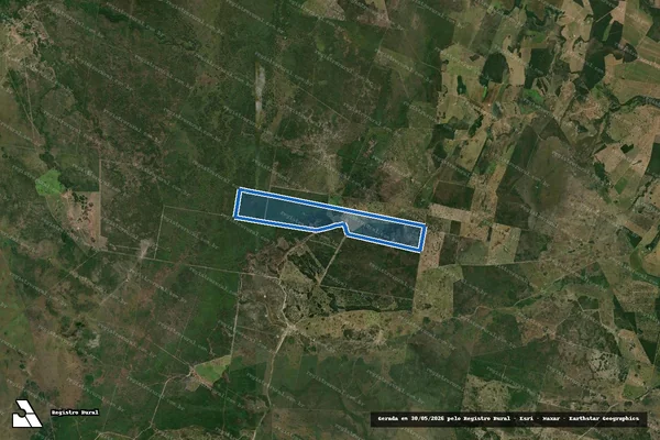 Imagem de satélite de Fazenda Pirizal Grande em Poconé - MT
