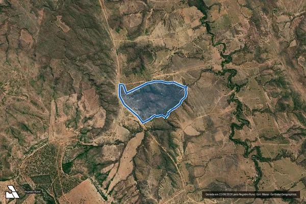 Imagem de satélite de Fazenda Cana Brava - Parte 1 em João Pinheiro - MG