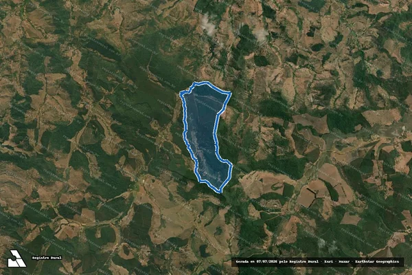 Imagem de satélite de Fazenda Santeiro - Parte 1 em Cantagalo - MG