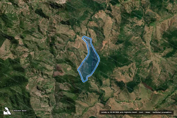 Imagem de satélite de Fazenda Coelho ? São João da Mata - Gleba em Malacacheta - MG