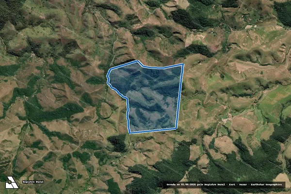 Imagem de satélite de Fazenda Água Comprida - Gleba 03 em Bananal - SP