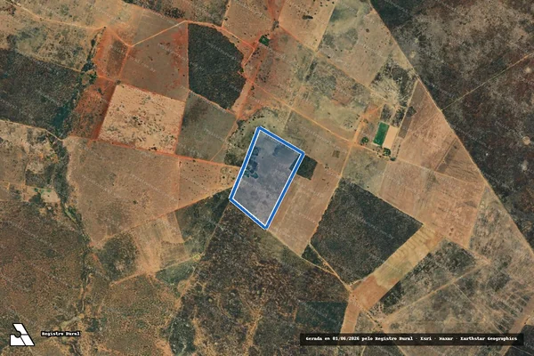 Imagem de satélite de FAZENDA PATURI - Parte 1 em Iuiu - BA
