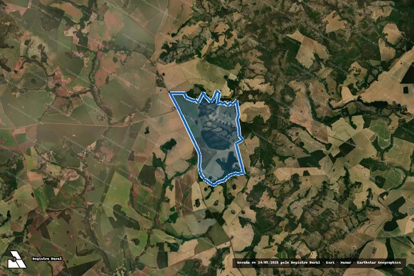 Imagem de satélite de Fazenda Campos Elíseos em Jataí - GO