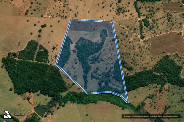 Imagem de satélite de FAZENDA TRES BARRAS - JOSÉ NIVALDO em Orizona - GO