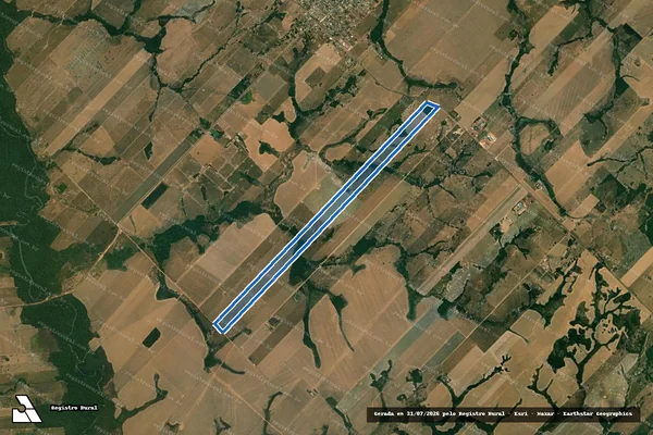 Imagem de satélite de FAZENDA ALVORADA - 001 em Nova Guarita - MT
