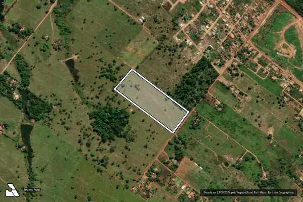 Imagem de satélite de LOTE 35-2, GLEBA 04, SETOR ESPIGÃO D?OESTE - LOTE 35-2/F em Espigão D'Oeste - RO