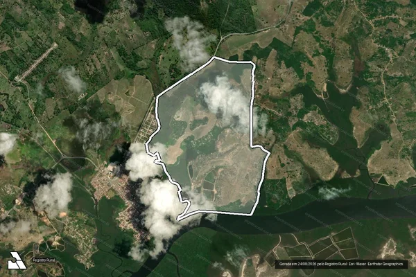 Imagem de satélite de Fazenda São Pedro ? Mangabeira - PARCELA 01 em Indiaroba - SE