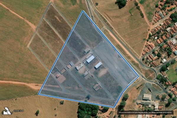 Imagem de satélite de FAZENDA SORRISO METALICO - Gleba A SER DESMEMBRADA Mat. 1145 em Urutaí - GO