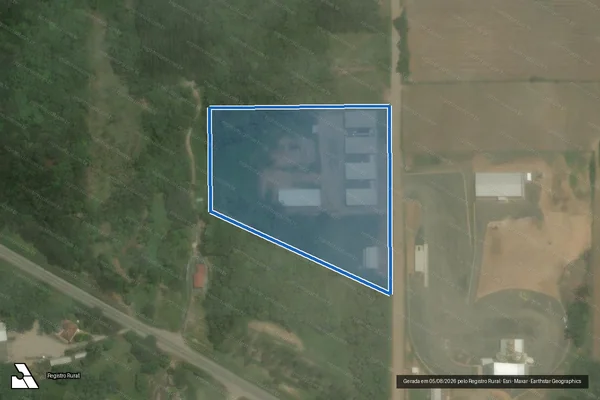 Imagem de satélite de SITIO ESPERANCA - SITIO ESPERANCA em Rio Negrinho - SC