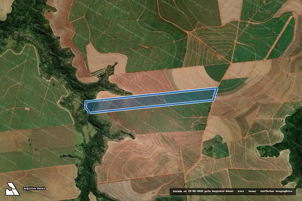 Imagem de satélite de Sitio Aliança III - Sitio Aliança III em Lutécia - SP
