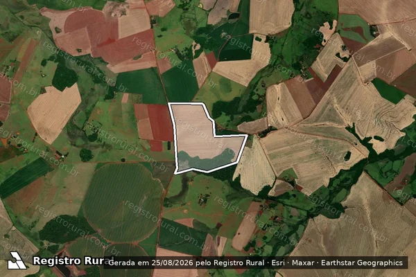 Imagem de satélite de Agro Schmidt - Parcela 1 em Santo Antônio das Missões - RS