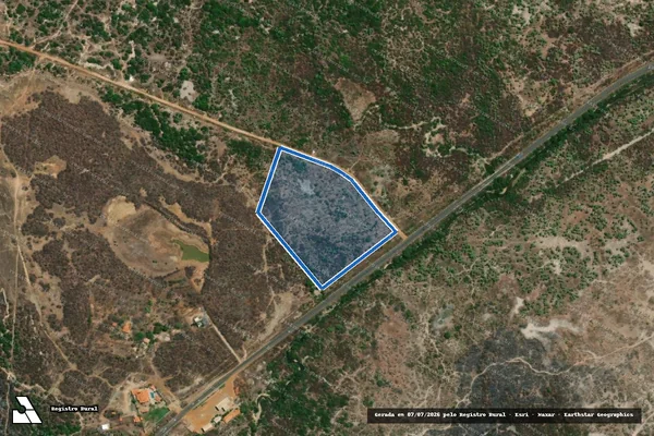 Imagem de satélite de Morro da Caiçara - Desmembramento 01 em Campo Maior - PI