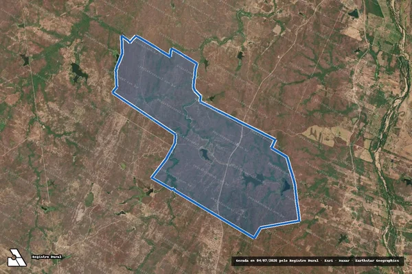 Imagem de satélite de FAZENDA JARDIM - FAZENDA JARDIM em Cariré - CE