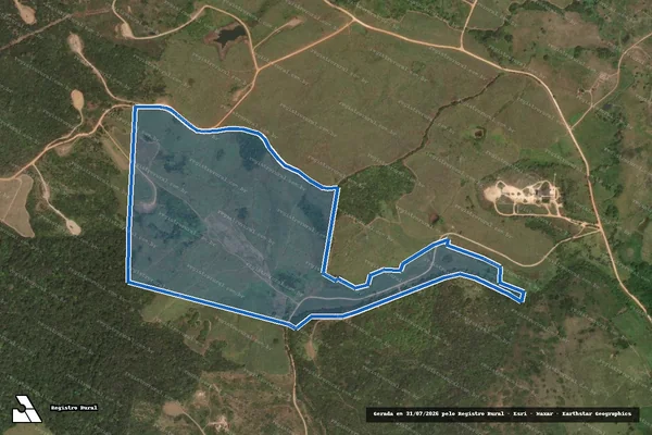 Imagem de satélite de FAZENDA SÃO GERALDO - ABA "A" em Maruim - SE