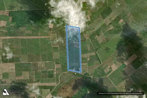 Imagem de satélite de SÍTIO LAGO AZUL - LOTE Nº 1030 - PARCELA ? 01 - em Capitão Poço - PA