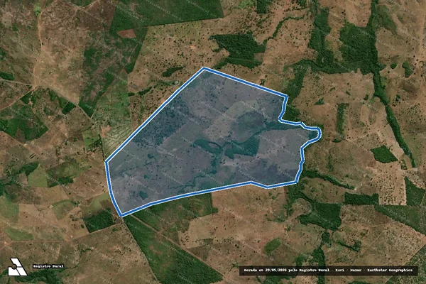 Imagem de satélite de FAZENDA ALTAMIRA E NOVA MIRA 2 - Parte 1 em São João do Paraíso - MA