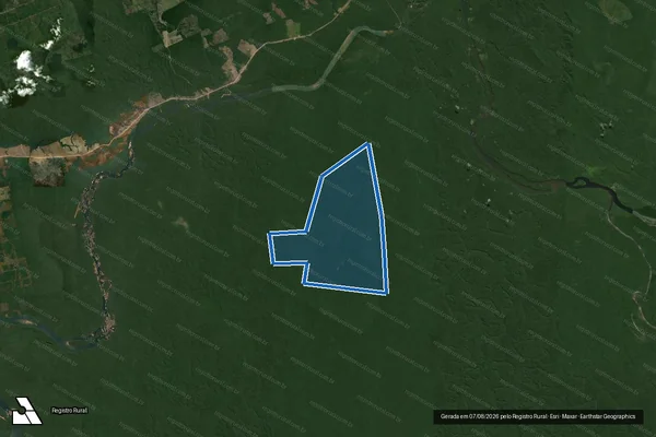Imagem de satélite de FAZENDA SÃO SEBASTIÃO - Parte 1 em Novo Aripuanã - AM