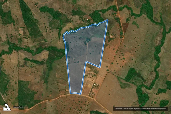 Imagem de satélite de FAZENDA MANGABEIRAS - Parte 1 em Nova Colinas - MA