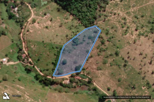 Imagem de satélite de VALA DO BATISTA - Parte 1 em Mutum - MG