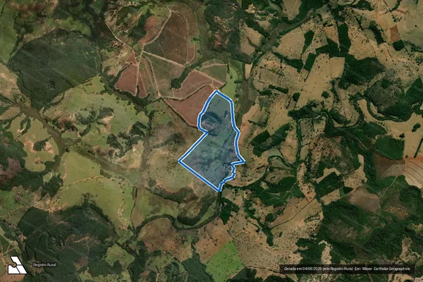 Imagem de satélite de FAZENDA DUNGA - Parte 1 em Formiga - MG