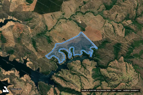 Imagem de satélite de FAZENDA ANTA GORDA - PARTE 1 em Catalão - GO
