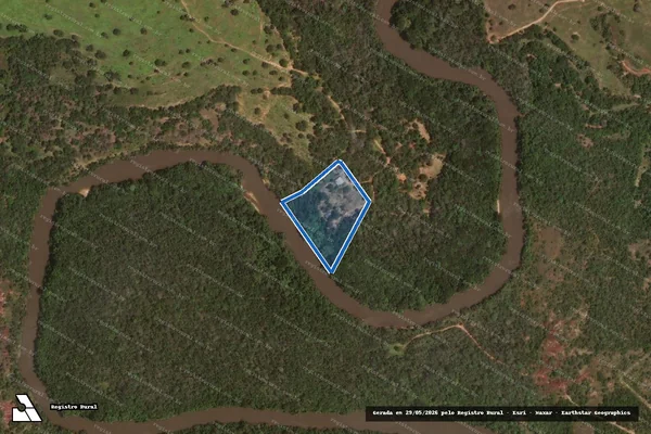 Imagem de satélite de FAZENDA RIO ARAGUAIA - RANCHO em Alto Araguaia - MT