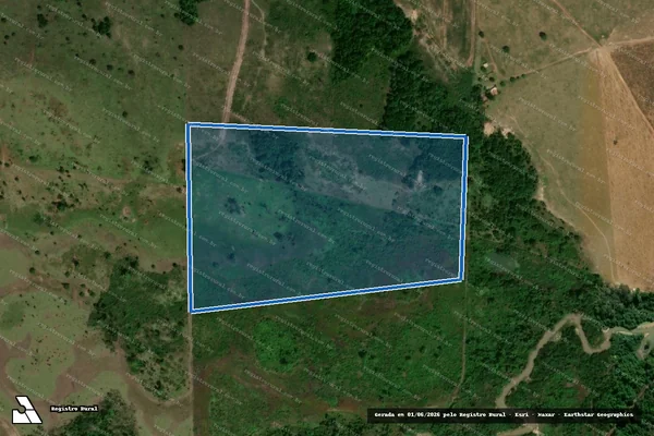Imagem de satélite de P. A. Fartura - LOTE 343 / LOTE 343 – Porto Alegre do Norte