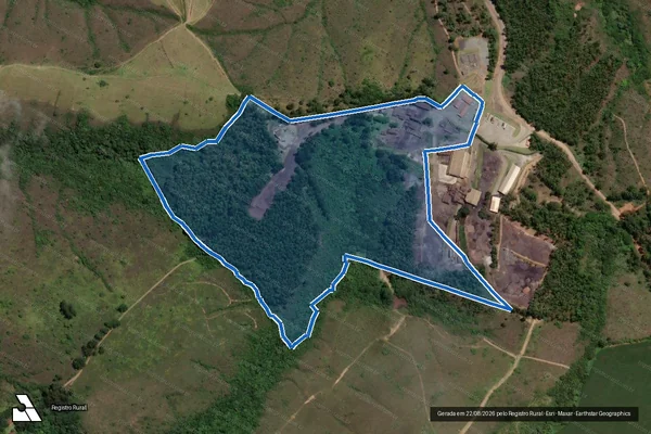 Imagem de satélite de FAZENDA CRUZ - Parte 1 em São João del Rei - MG