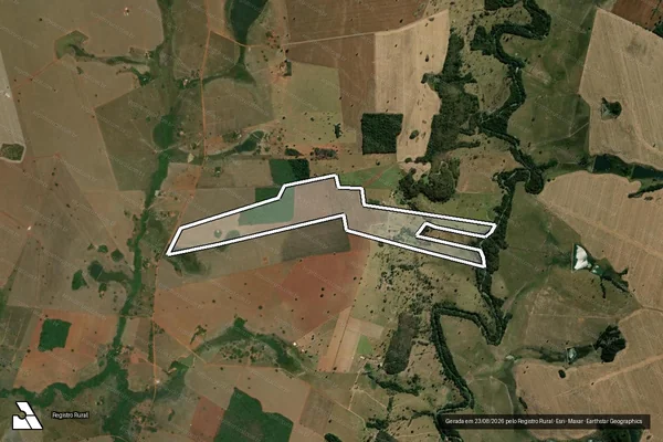 Imagem de satélite de FAZENDA PAI FELIPE - Parte 1 em Firminópolis - GO