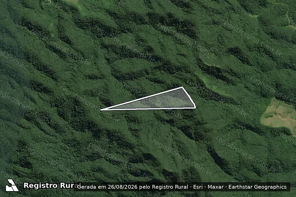Imagem de satélite de FAZENDA TAQUARI - GLEBA A3 - Matrícula 4.156 em Eldorado - SP