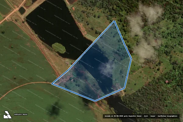 Imagem de satélite de DIVINO PAI ETERNO, GLEBA 01 - ÁREA-07 em Goiânia - GO