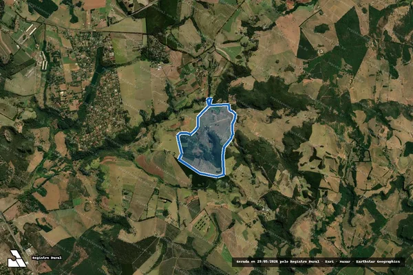 Imagem de satélite de Fazenda Santo Antonio da Invernada - Gleba ?A? em São Carlos - SP