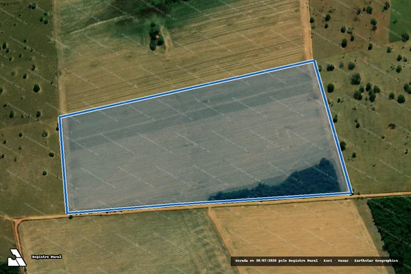 Imagem de satélite de Fazenda Jandaia - Parte 01 - Parcela 01 em Canabrava do Norte - MT