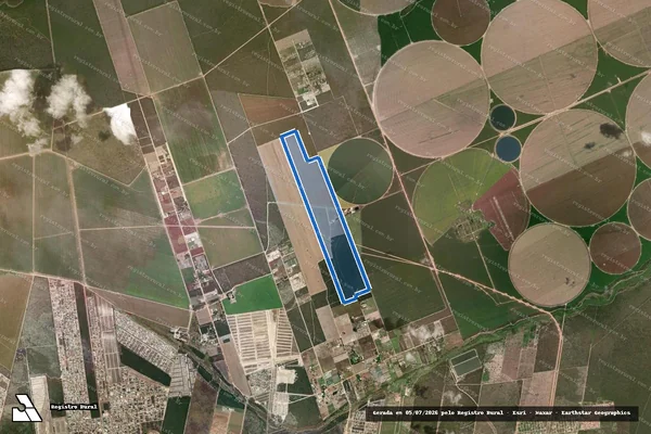 Imagem de satélite de Fazenda Jerivá / FAZENDA JERIVá DESMEMBRADA em Luís Eduardo Magalhães - BA