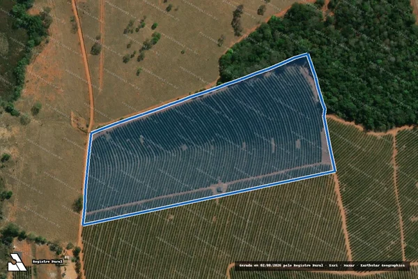 Imagem de satélite de Macacos - Parcela 1 em Campos Gerais - MG