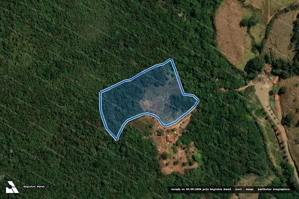 Imagem de satélite de Fazenda Velha - Parte 1 em Ouro Preto - MG