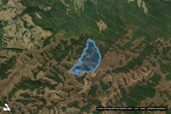 Imagem de satélite de Fazenda do Conde - Gleba B em Areias - SP