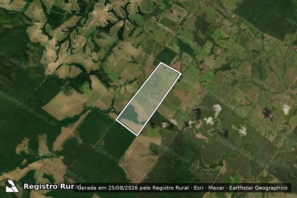 Imagem de satélite de Fazenda São Marcos - Matricula  101 em Tangará da Serra - MT