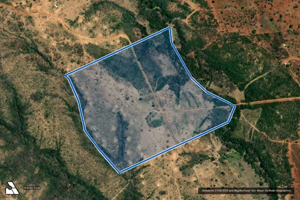 Imagem de satélite de PA ELIAS ALVES CAMBAUBA ? LOTE-47 - LOTE-47 em Uruana de Minas - MG