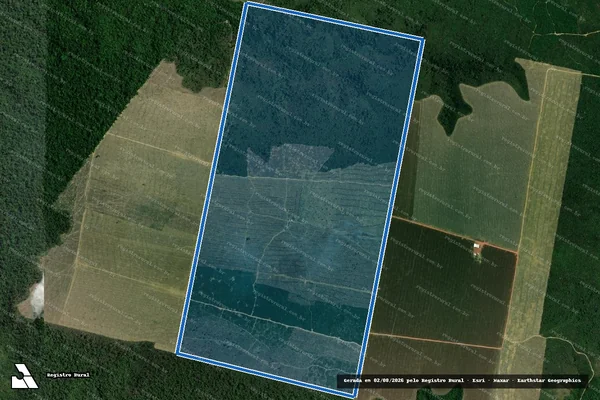 Imagem de satélite de FAZENDA PARANÁ - 001 em Dom Eliseu - PA