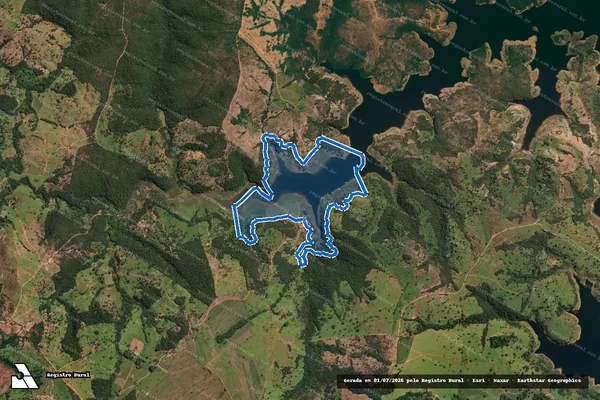 Imagem de satélite de Fazenda Pires - Gleba 04 em Catalão - GO