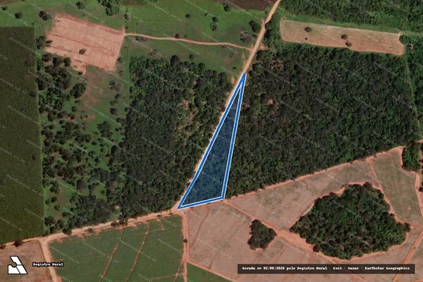 Imagem de satélite de FAZENDA SANTA MARIA - GLEBA B em Guaraci - SP