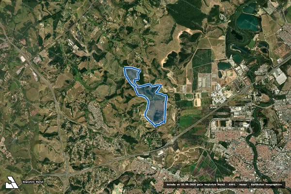 Imagem de satélite de Fazenda Alberto Lukascheck em Jacareí - SP